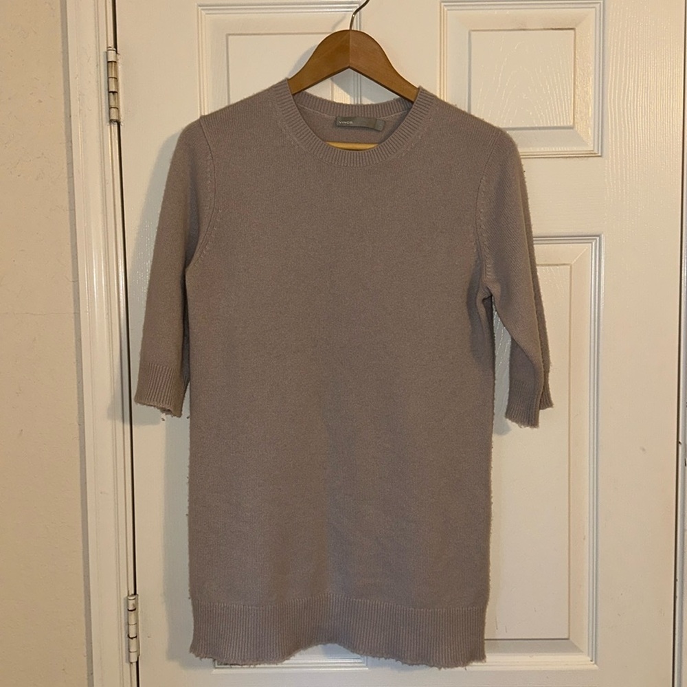 😍Vince Short Sleeve Sweater. 100% Cashmere 😍